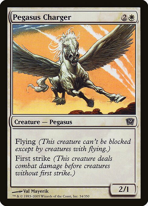 9ED: Pegasus Charger (Foil)