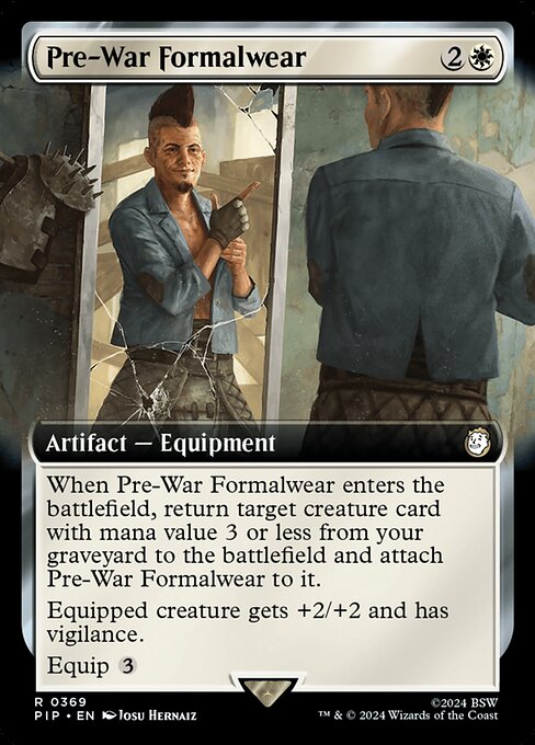 PIP: Pre-War Formalwear (Extended Art) (Foil)