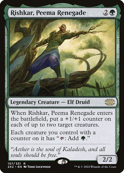 2X2: Rishkar, Peema Renegade (Foil)