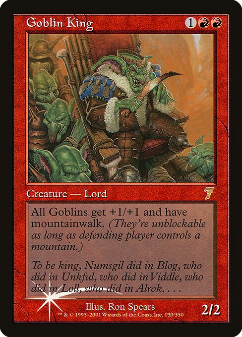 7ED: Goblin King (Foil)
