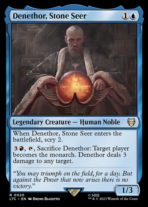 LTC: Denethor, Stone Seer
