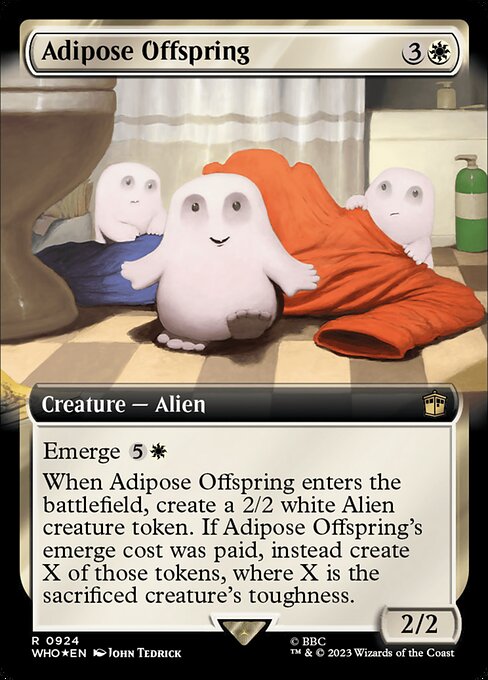WHO: Adipose Offspring (Extended Art) (Surge Foil)