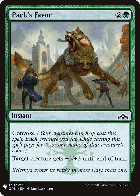 PLST: Pack's Favor