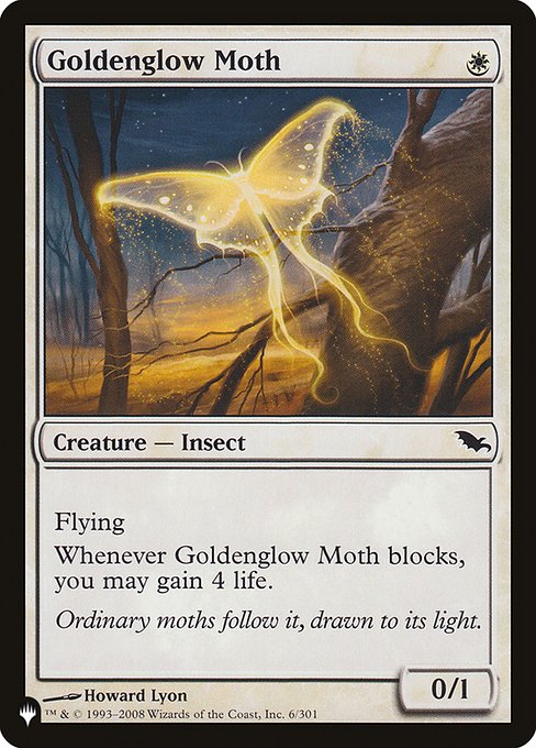 PLST: Goldenglow Moth