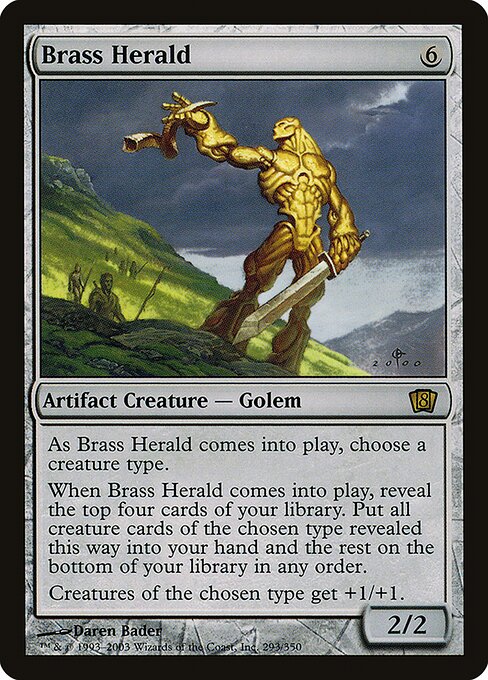 8ED: Brass Herald (Foil)