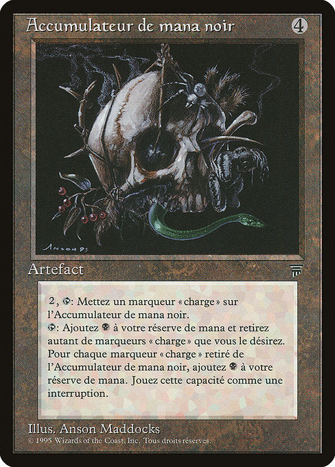 REN: Black Mana Battery (French) - "Accumulateur de mana noir"