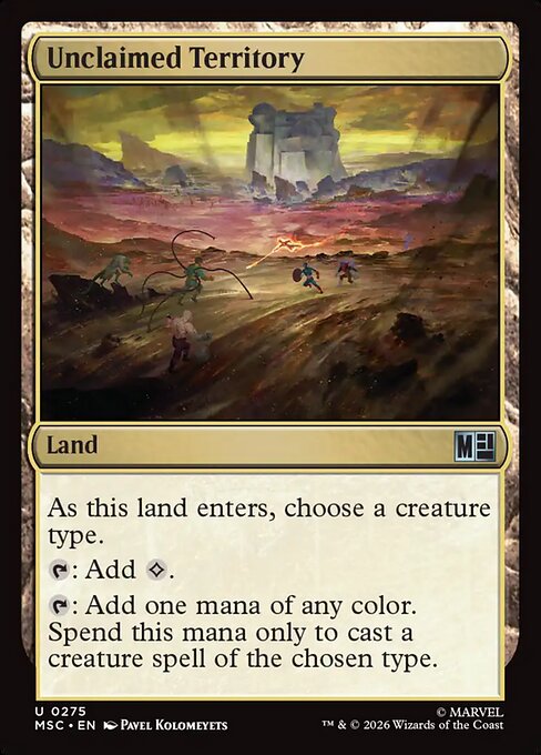 MSC: Unclaimed Territory