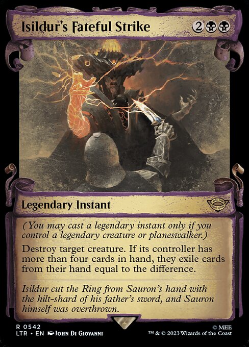 LTR: Isildur's Fateful Strike (Showcase Scrolls) (Foil)
