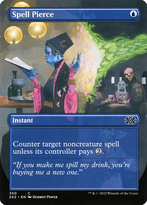2X2: Spell Pierce (Borderless) (Foil)
