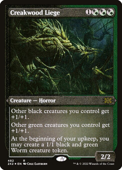 2X2: Creakwood Liege (Foil Etched)