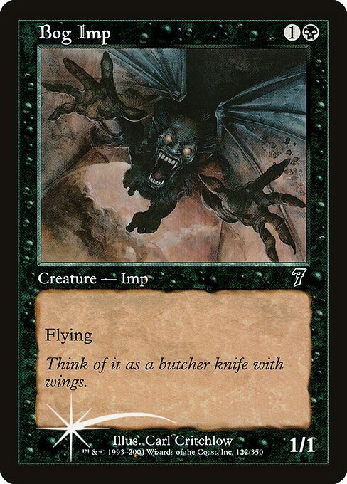 7ED: Bog Imp (Foil)