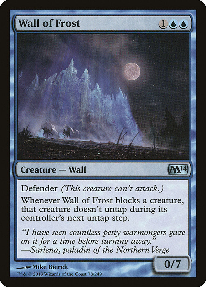 Wall of Frost [Foil] :: M14