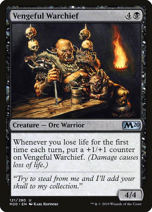 M20: Vengeful Warchief (Foil)