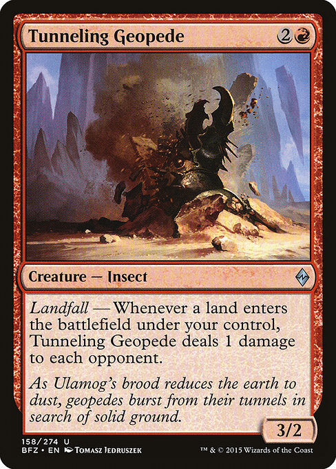 BFZ: Tunneling Geopede