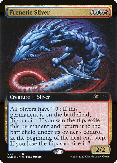 SLD: Frenetic Sliver (Extended Art) (Foil)
