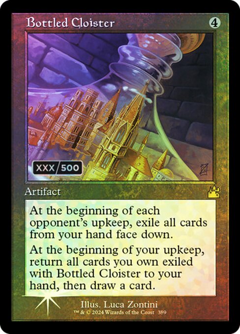 RVR: Bottled Cloister (Retro Frame) (Serial Numbered) (Foil)