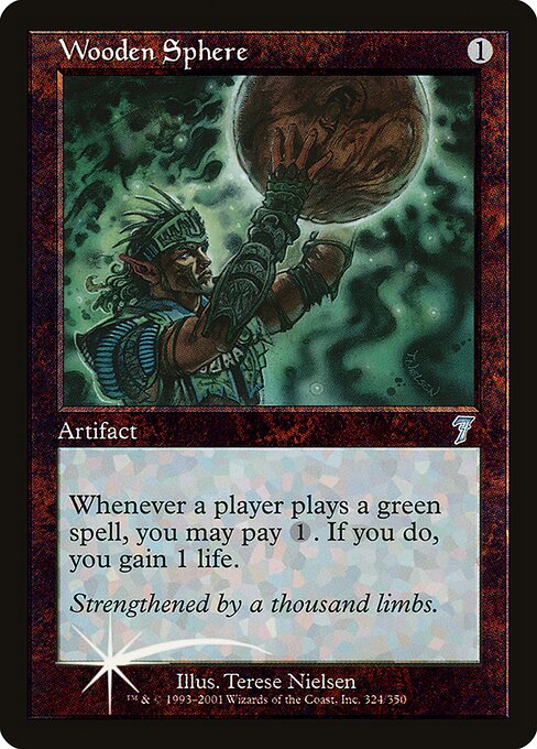 7ED: Wooden Sphere (Foil)