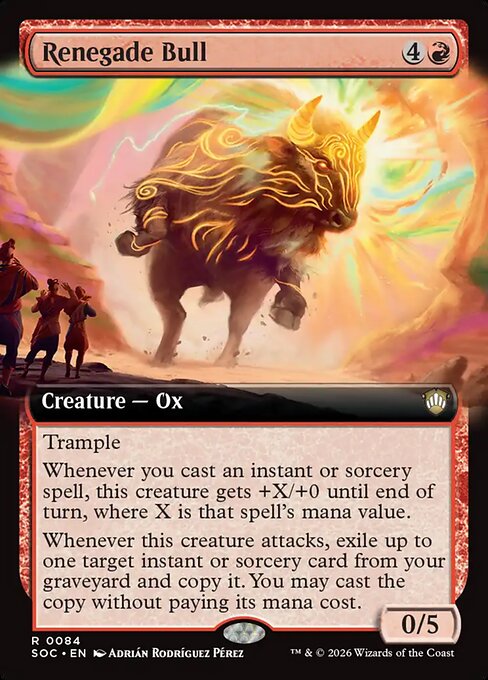 SOC: Renegade Bull (Extended Art)