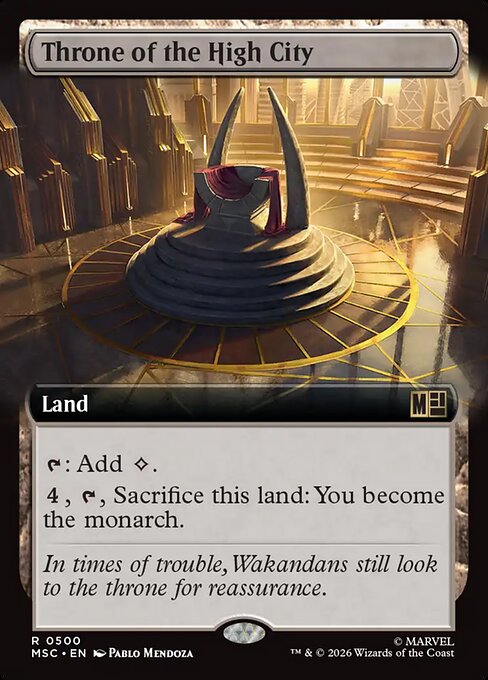 MSC: Throne of the High City (Extended Art)