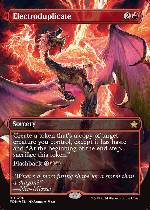 FDN: Electroduplicate (Borderless) (Mana Foil)