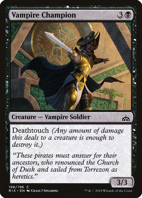 RIX: Vampire Champion