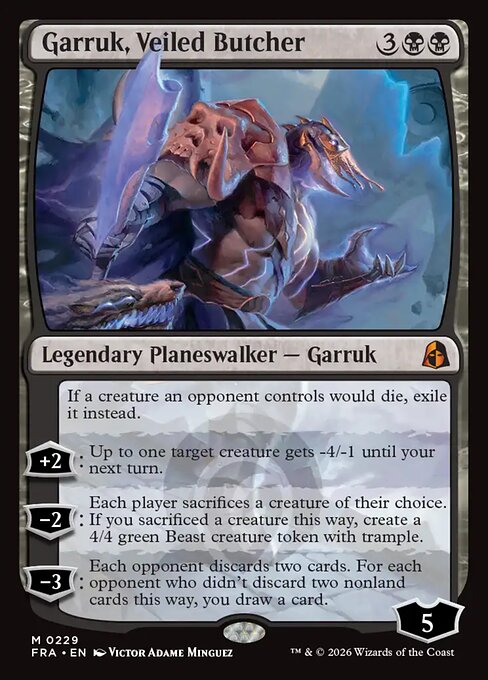 FRA: Garruk, Veiled Butcher (Foil)
