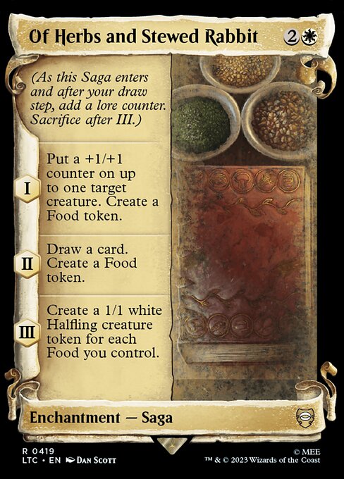 LTC: Of Herbs and Stewed Rabbit (Showcase Scrolls) (Foil)