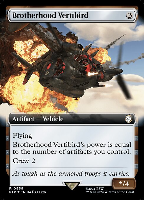 PIP: Brotherhood Vertibird (Extended Art) (Surge Foil)
