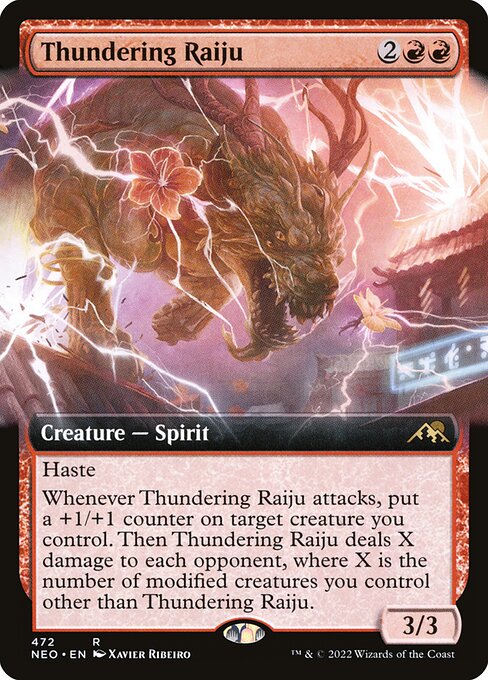 NEO: Thundering Raiju (Extended Art)