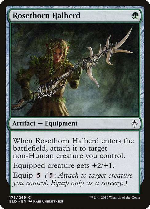 ELD: Rosethorn Halberd (Foil)