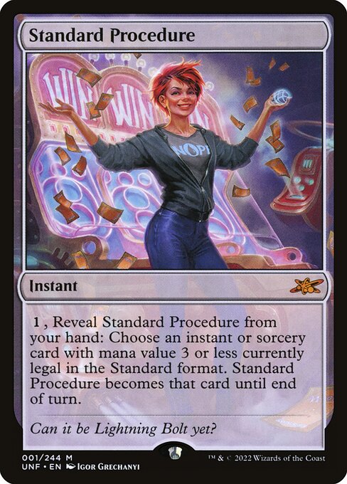 UNF: Standard Procedure (Foil)