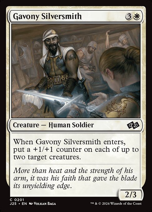 J25: Gavony Silversmith