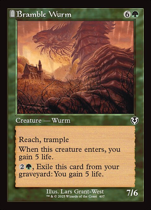 INR: Bramble Wurm (Retro Frame) (Foil)