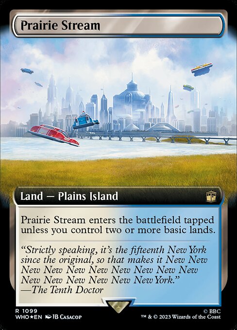 WHO: Prairie Stream (Extended Art) (Surge Foil)