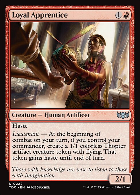 TDC: Loyal Apprentice
