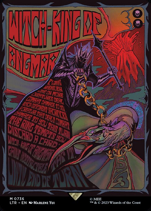LTR: Witch-king of Angmar (Borderless Poster) (Foil)