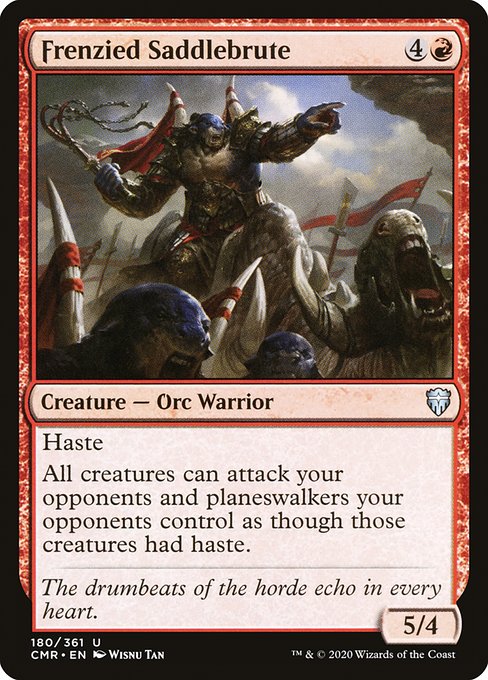 CMR: Frenzied Saddlebrute (Foil)
