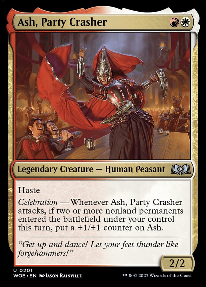 Ash, Party Crasher [Foil] :: WOE