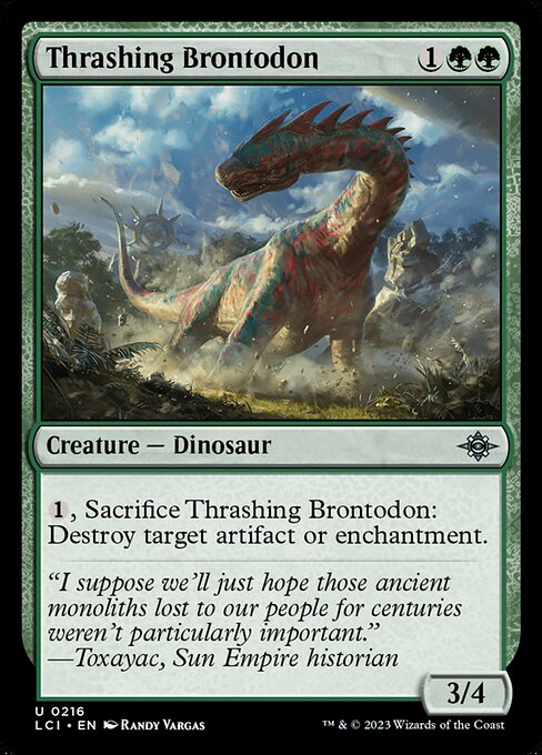 LCI: Thrashing Brontodon (Foil)