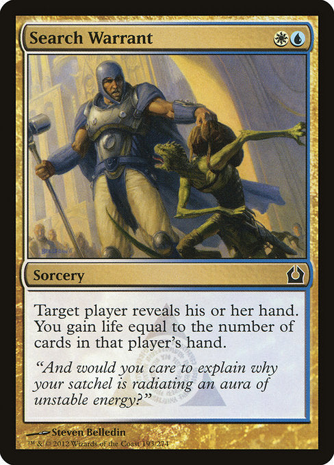 RTR: Search Warrant (Foil)
