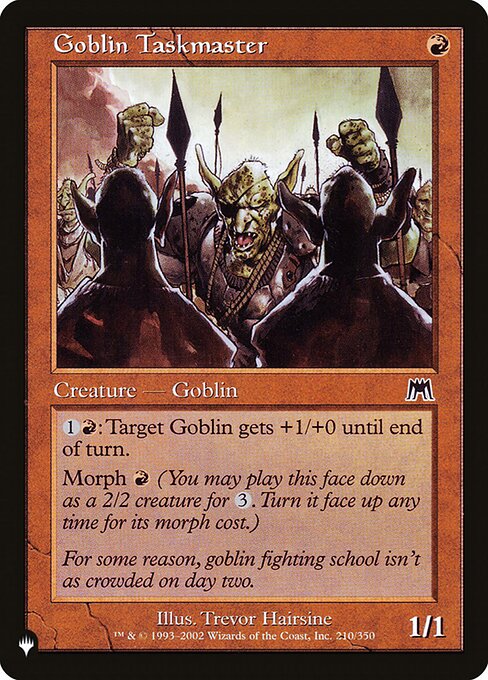 PLST: Goblin Taskmaster