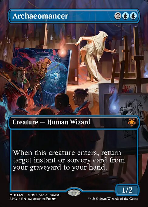 SPG: Archaeomancer (Borderless) (Foil)