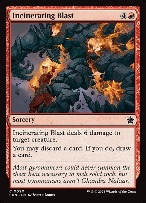 FDN: Incinerating Blast