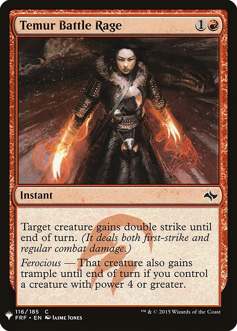 PLST: Temur Battle Rage (FRF)
