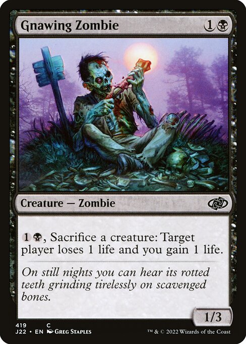 J22: Gnawing Zombie