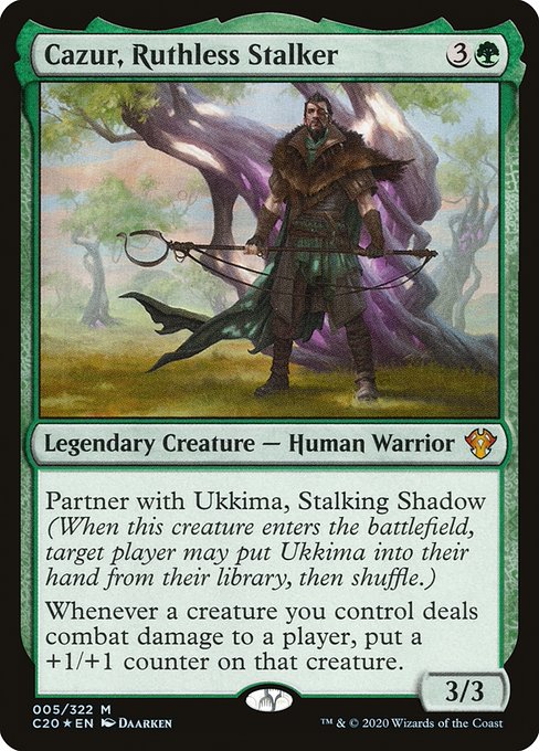 C20: Cazur, Ruthless Stalker (Foil)
