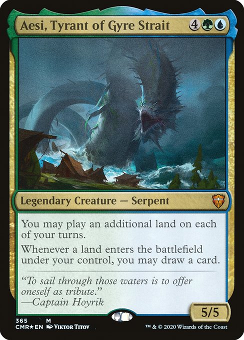 CMR: Aesi, Tyrant of Gyre Strait (Foil)