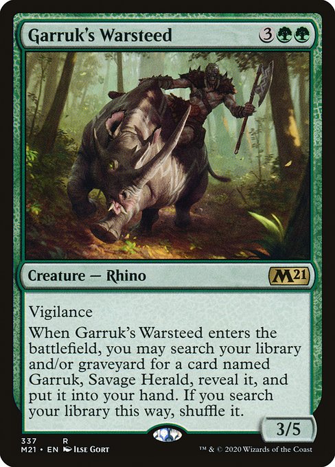 M21: Garruk's Warsteed