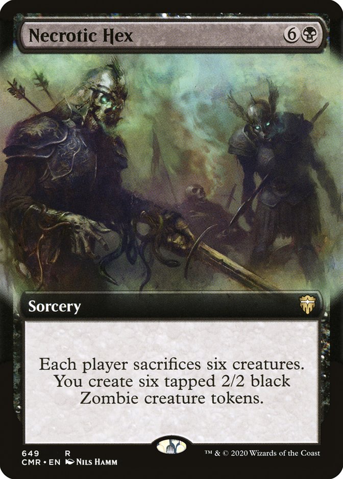 Necrotic Hex (Extended Art) [Foil] :: CMR