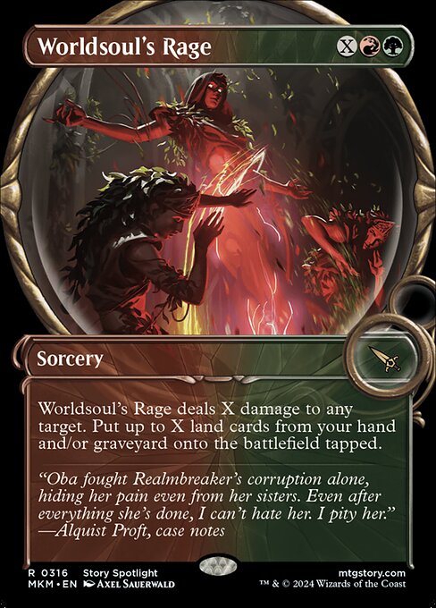 MKM: Worldsoul's Rage (Showcase) (Foil)
